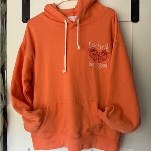 Simply Southern Orange Sweater Vibrant Cotton Blend